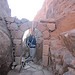 Matthew in the archway walking down the Mt.